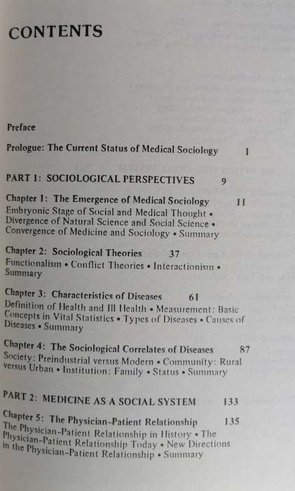 Extracts from medical sociology