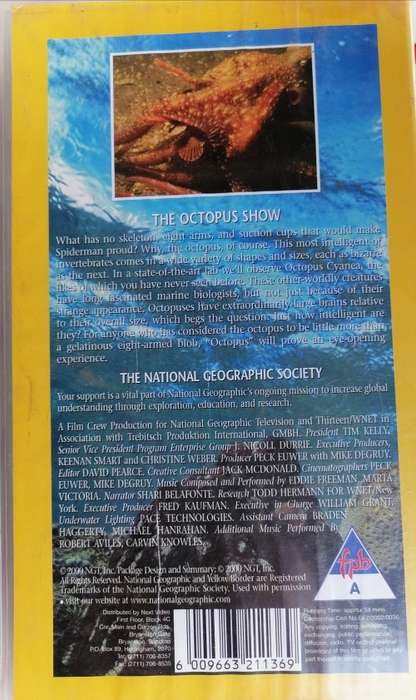 National Geographic - Octopus VHS
