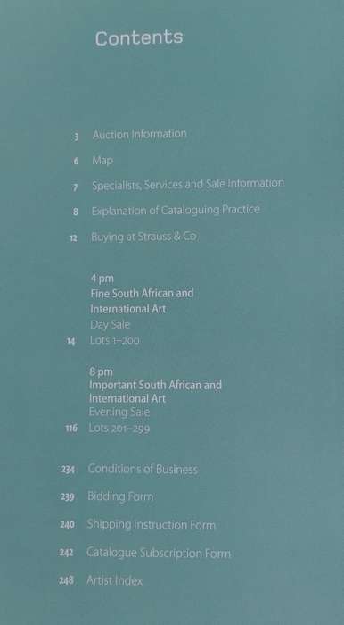 Strauss and co fine art catalogue