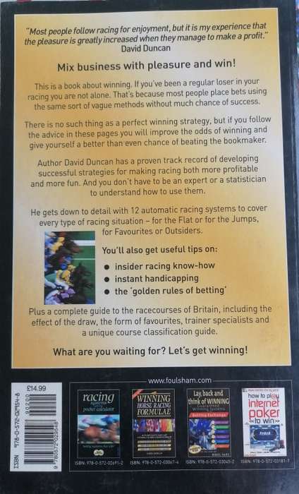 Complete manual of racing and betting systems