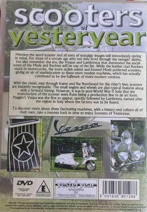 Scooters of yesteryear dvd