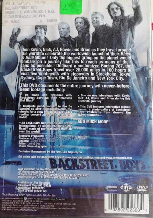 Backstreet Boys Around the world dvd