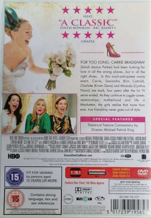 Sex and the city The movie dvd
