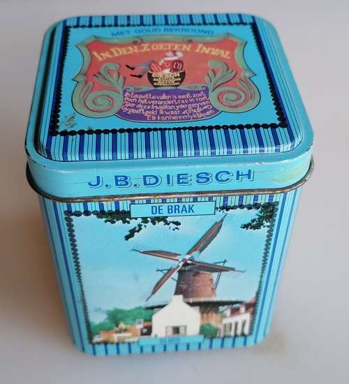 JB Diesch vintage tin