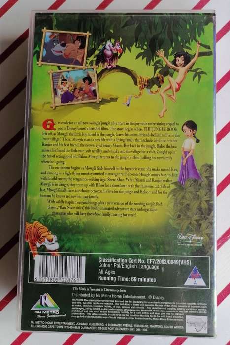 The jungle book 2 VHS