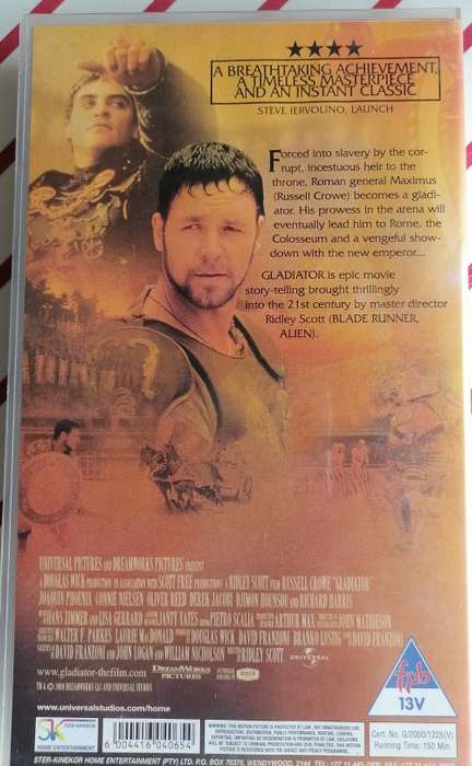 Gladiator VHS