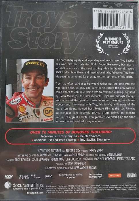 Troy`s story dvd