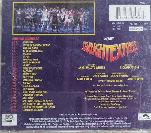 Andrew Lloyd Webber The new starlight express cd