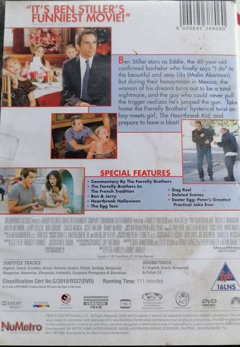 The heartbreak kid dvd