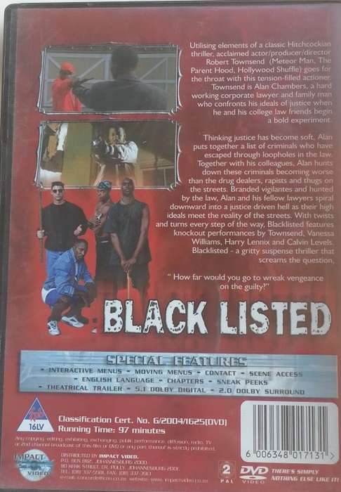 Black listed dvd