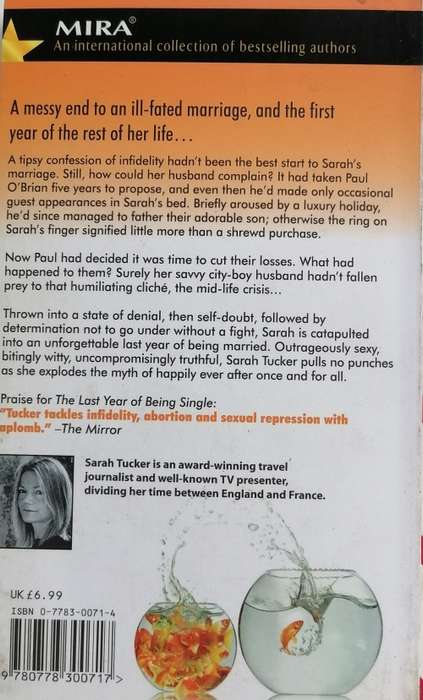 The last year of being married by Sarah Tucker