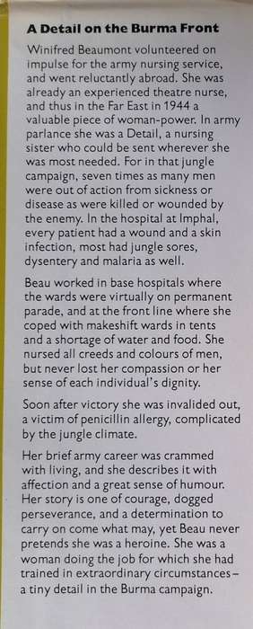 A detail on the Burma front by Winifred Beaumont