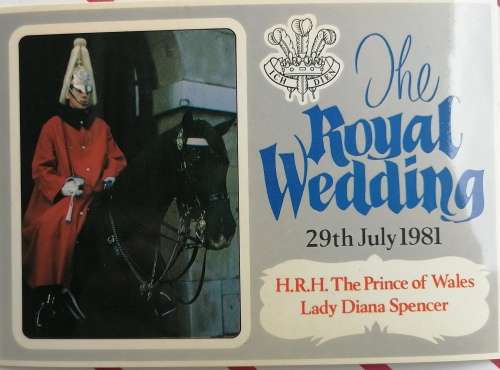 Royal wedding postcard