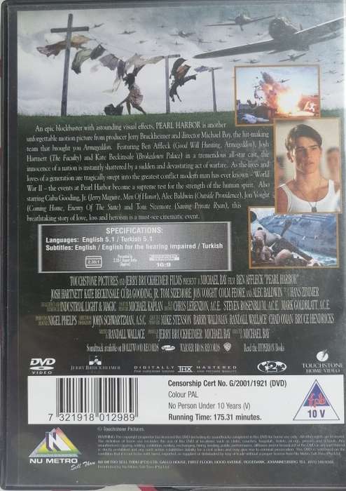 Pearl harbor dvd