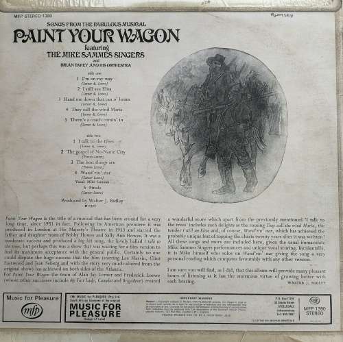 Paint your wagon LP