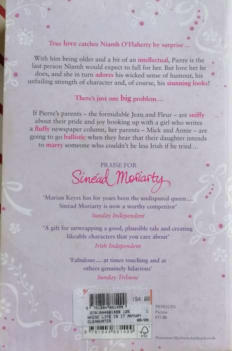 Whose life is it anyway by Sinead Moriarty