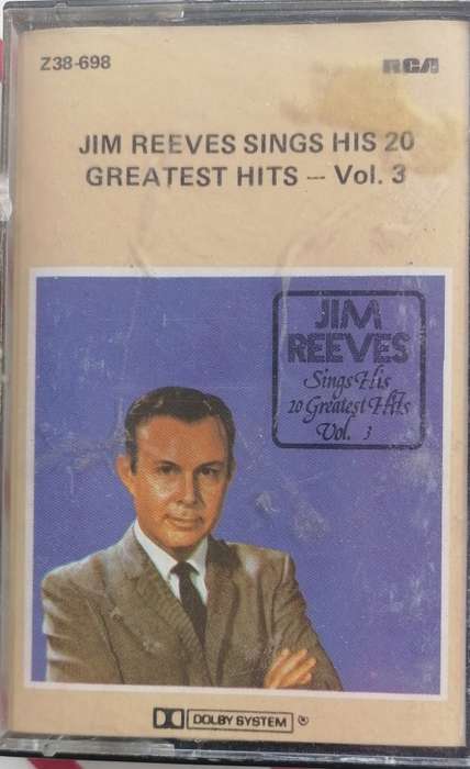 Jim Reeves sings his 20 greatest hits tape