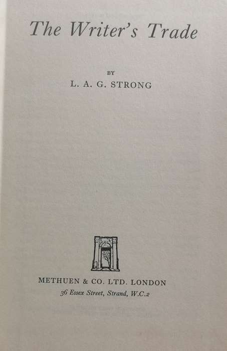 The writer`s trade by LAG Strong