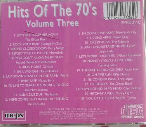 Hits of the 70`s cd