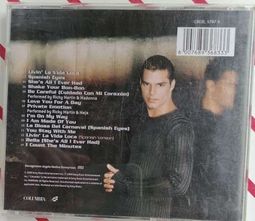Ricky Martin cd
