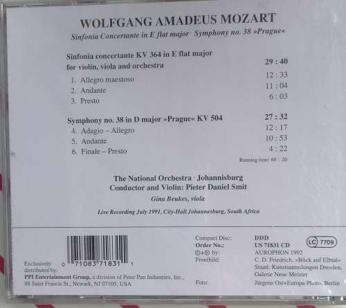 Wolfgang Amadeus Mozart cd *sealed*