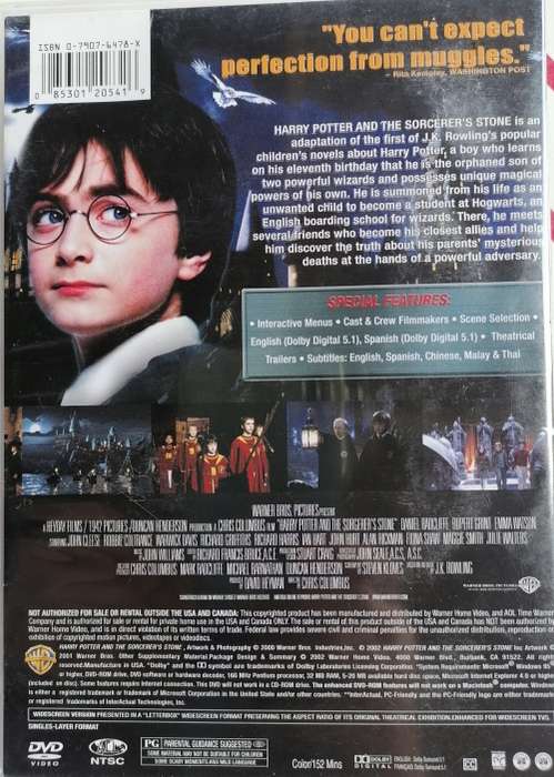 Harry Potter and the sorcerer`s stone - special edition dvd