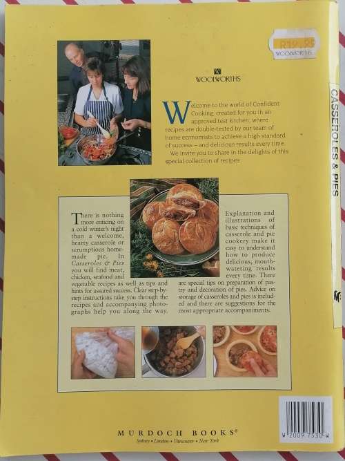 Casseroles and pies