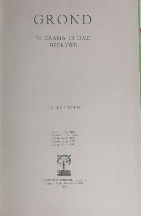Grond deur Fritz Steyn