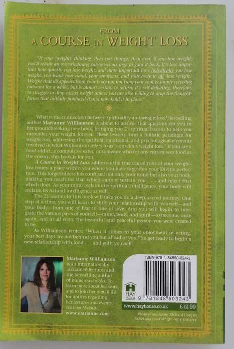 A course in weight loss by Marianne Williamson