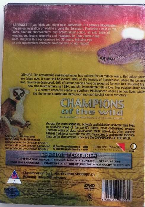 Champions of the wild dvd