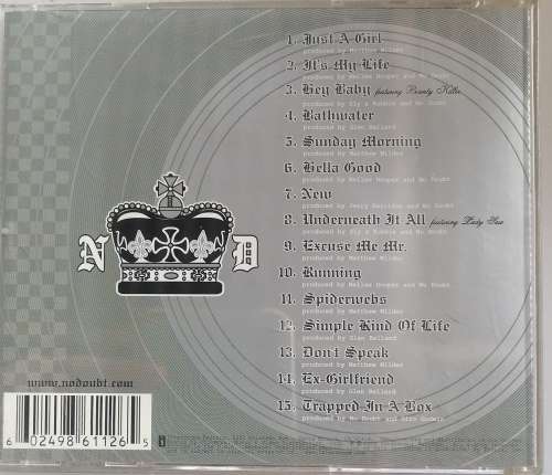 No Doubt The singles 1992-2003 cd