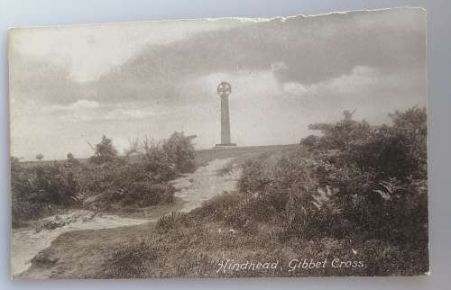 Vintage postcard: Frith`s series: Hindhead, Gibbet Cross