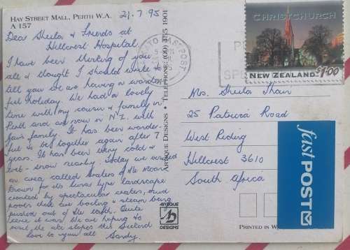 Vintage postcard: Perth