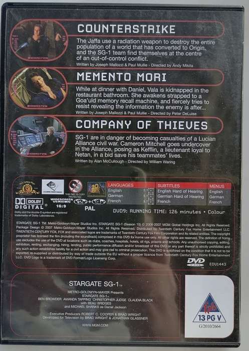 Stargate no 66 dvd