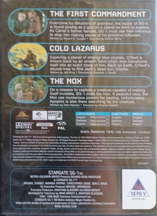 Stargate no 2 dvd
