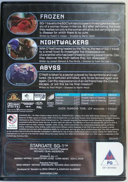 Stargate no 38 dvd