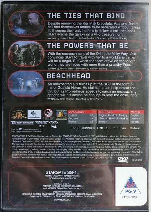 Stargate no 59 dvd