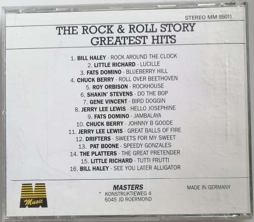 Rock and Roll greatest hits cd
