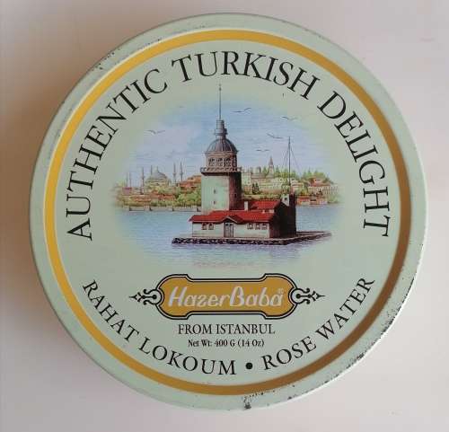Authentic Turkish delight tin