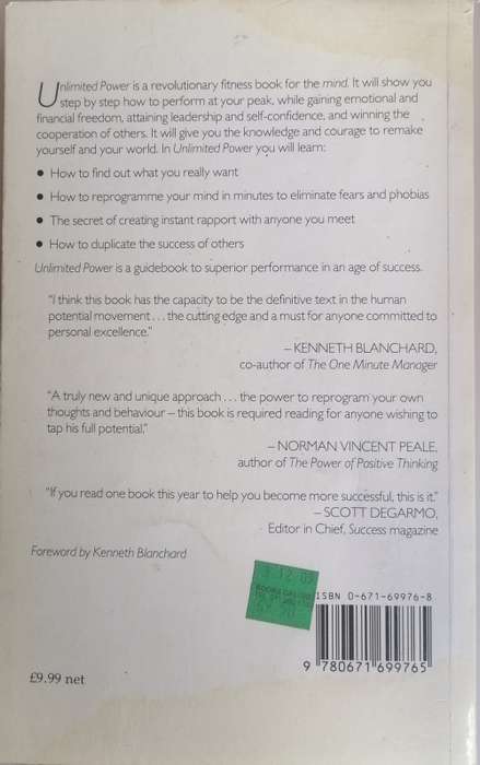 Unlimited power by Anthony Robbins
