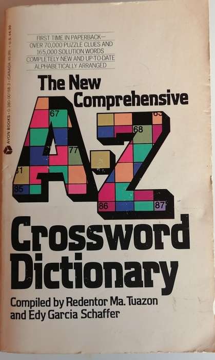 The new comprehensive A-Z crossword dictionary