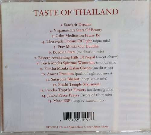 Dinner party destinations - Taste of Thailand cd