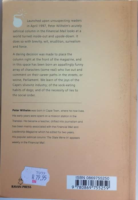 The state we`re in by Peter Wilhelm