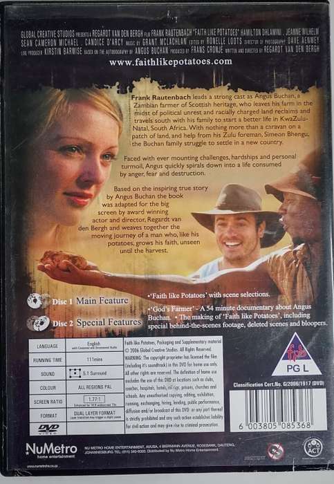 Faith like potatoes 2dvd