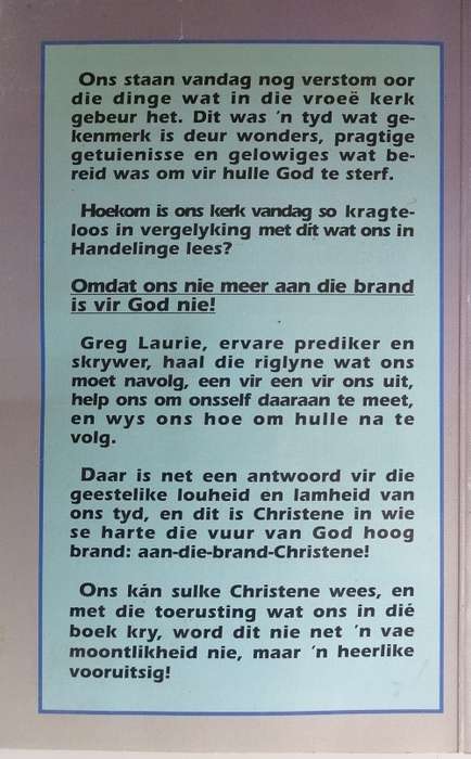 Aan die brand vir God deur Greg Laurie