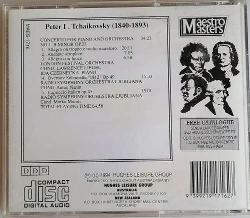Tchaikovsky 1812 Overture cd