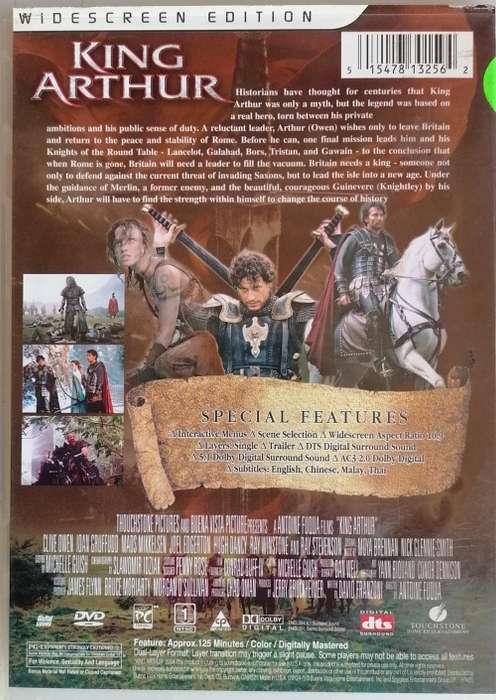 King Arthur dvd