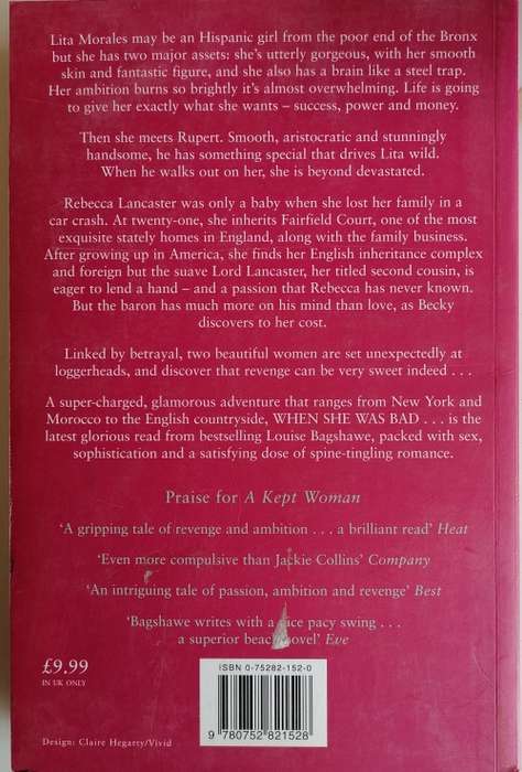 When she was bad by Louise Bagshawe