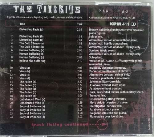 The dark side part two (cd)