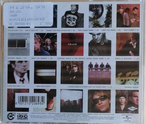 Bon Jovi - Crush cd